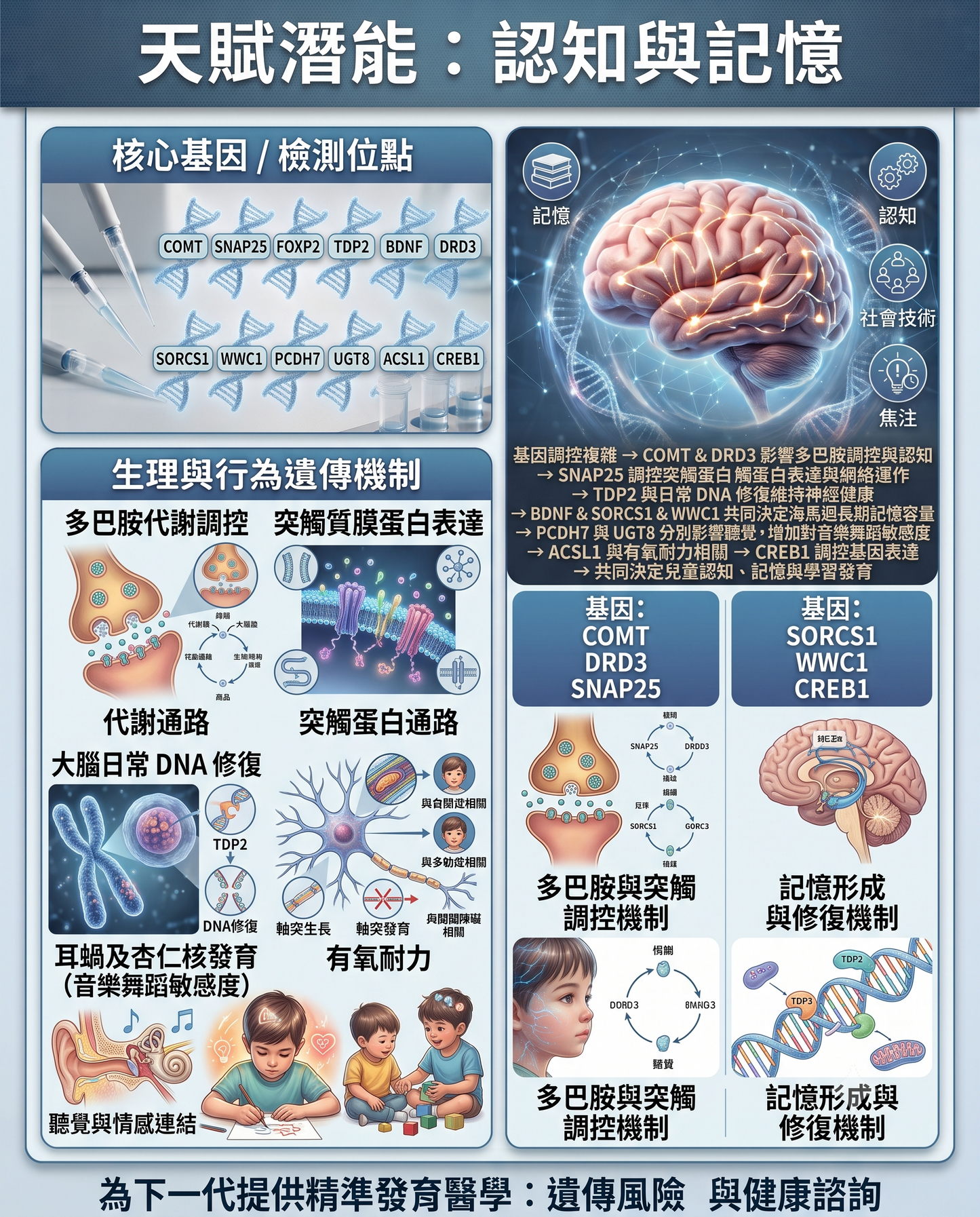 健家療程︰兒童天賦基因(14項)測試