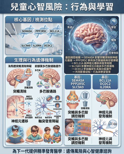 健家療程︰兒童天賦基因(14項)測試